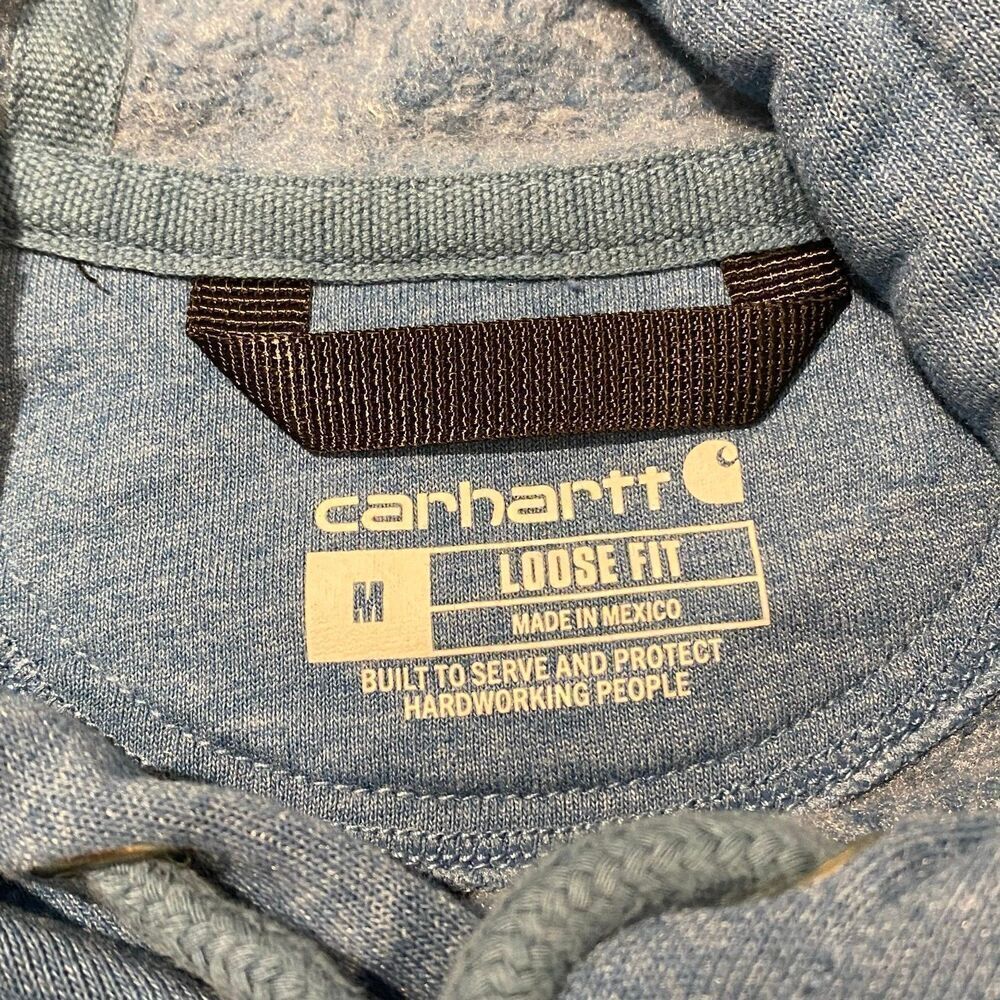Carhartt Men's Logo Graphic Loose Fit Hoodie Size Medium - Picture 6 of 8